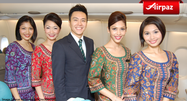 Singapore airliness stewardess uniform