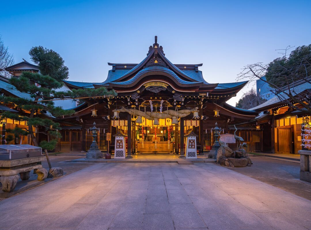 福冈景点让你准备去旅游! 9 栉田神社