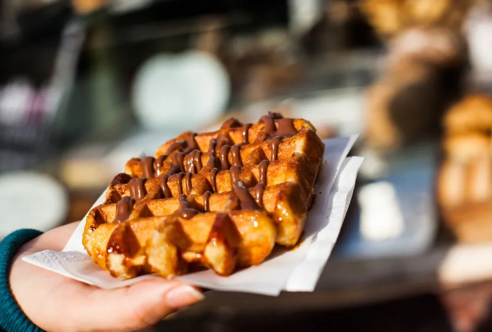 德寿宫附近大餐厅 3 Limburg waffle