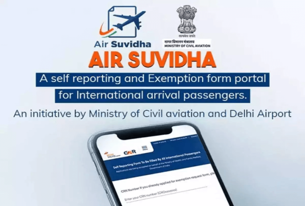 travel to india requirements air suvidha