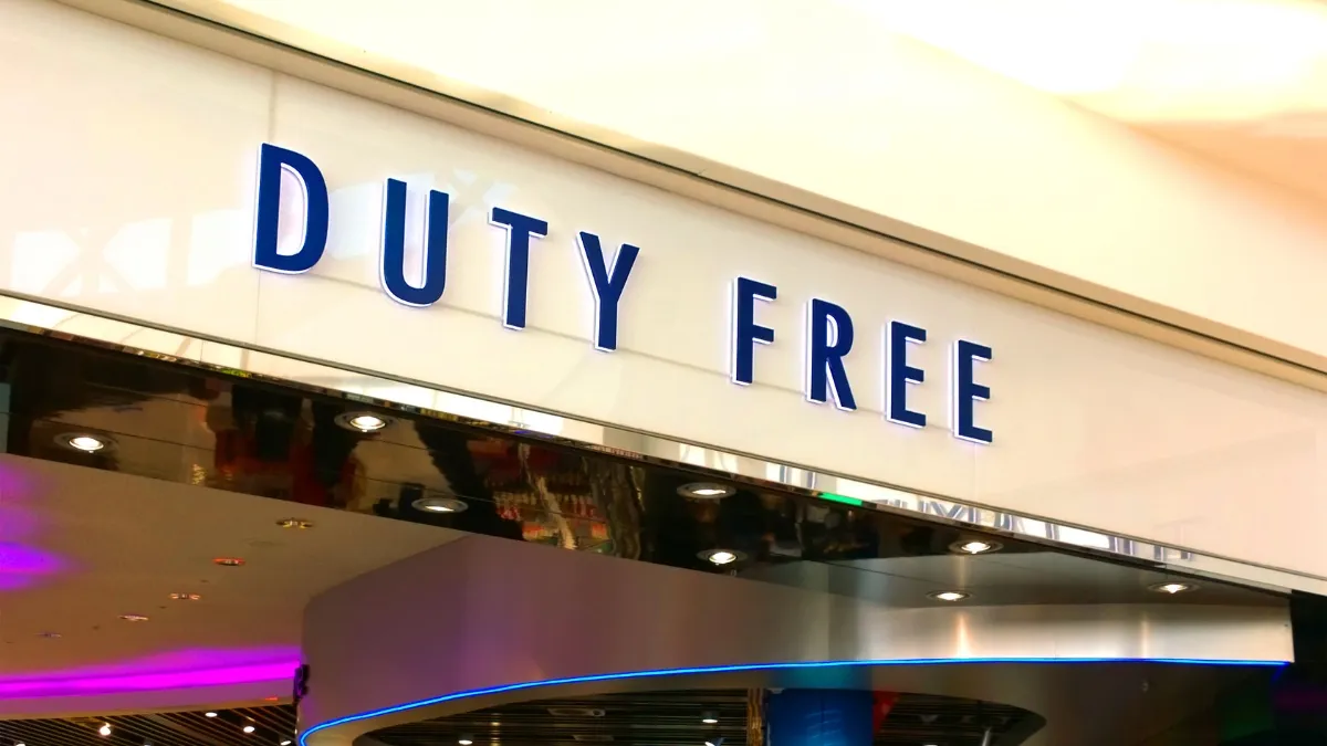 toko bebas bea di Bandara Bangalore